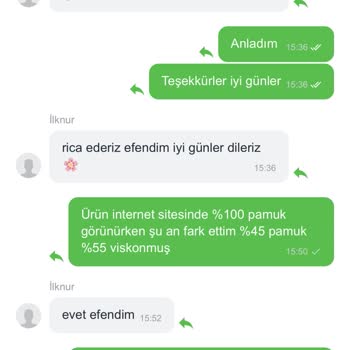 Zülays Yanıltıcı Kumaş Bilgisi Ve Sadece İade Seçeneği