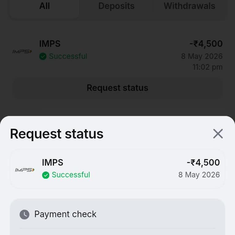 1win Withdrawal Deducted but Not Received in Bank of Baroda Account