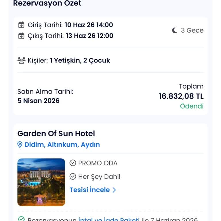 ETS Tur’un Yanıltıcı Bilgilendirmesi Ve Her Şey Dahil Oda Tipi Değişikliği