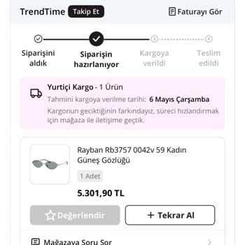 208573137337 Numaralı Siparişte Teslimat Gecikmesi Ve Sürekli Oyalama