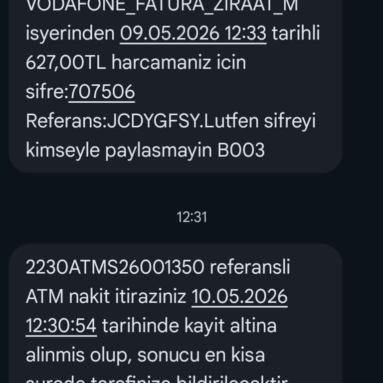 ATM'de Yatırdığım 1.000 TL Hesaba Yansımadı Hızlı Yanıt İstiyorum