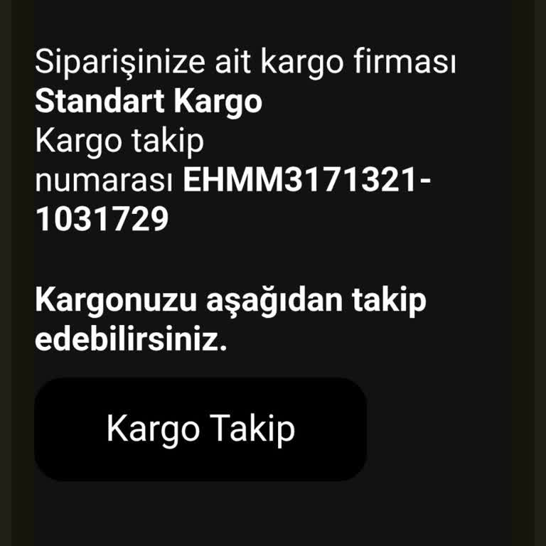 Kargo Takip Numarası Çalışmıyor, Sipariş Durumu Belirsiz