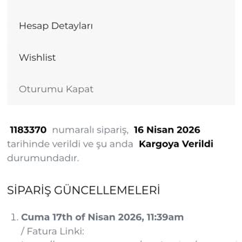 Organic Scarfs Kargo Takip Bilgisi Ve İletişim Eksikliği Nedeniyle Sipariş İadesi Talebi