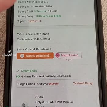 Trendyol Satıcı Düşünüyor, Tüketiciyi Değil, Olumsuz Yorumu Engelliyor!