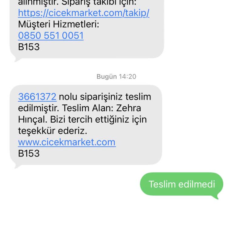 Aynı Gün Teslim Edildi İddiası, Ürün Gelmedi Ve Müşteri Hizmetine Ulaşılamıyor