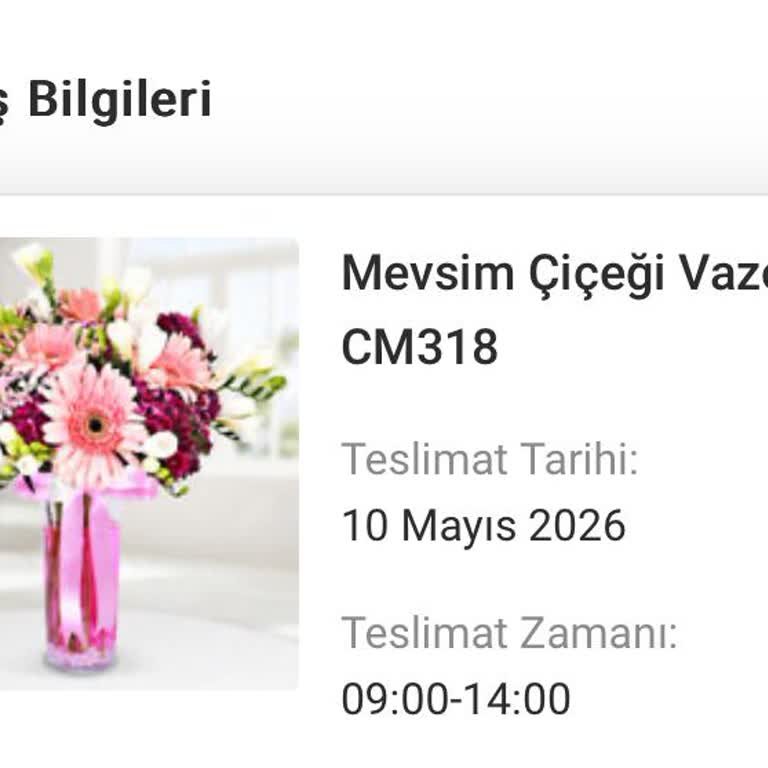 Anneler Günü Çiçek Siparişim Gecikti, Müşteri Hizmetleri Yanıtsız