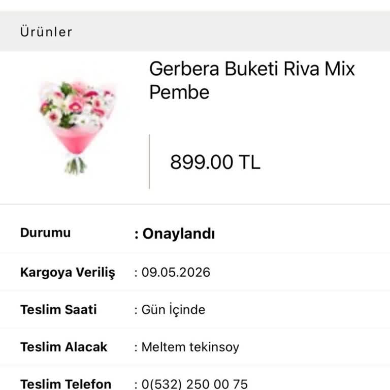 Aynı Gün Teslim Sözünü Kırdı, Anneler Günü Siparişi Gecikti