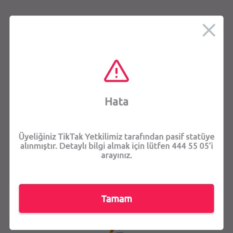 Hesabım Neden Pasif? Açıklama Ve Geri Dönüş Talebi