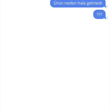 Teslim Edilmemiş Sipariş Ve Müşteri Hizmetlerinden Yanıt Yok