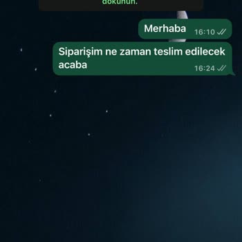 Teslim Edilmemiş Sipariş Ve Müşteri Hizmetlerinden Yanıt Yok