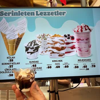 Burger King Keçiören Şubesinde Yarım Dondurma Sorunu