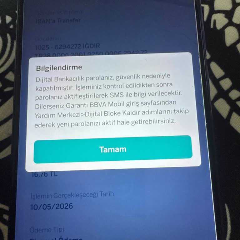 Mobil Şubede Ticari Hesap Transferi Yapılamıyor Ve Mağduriyet Yaşıyorum