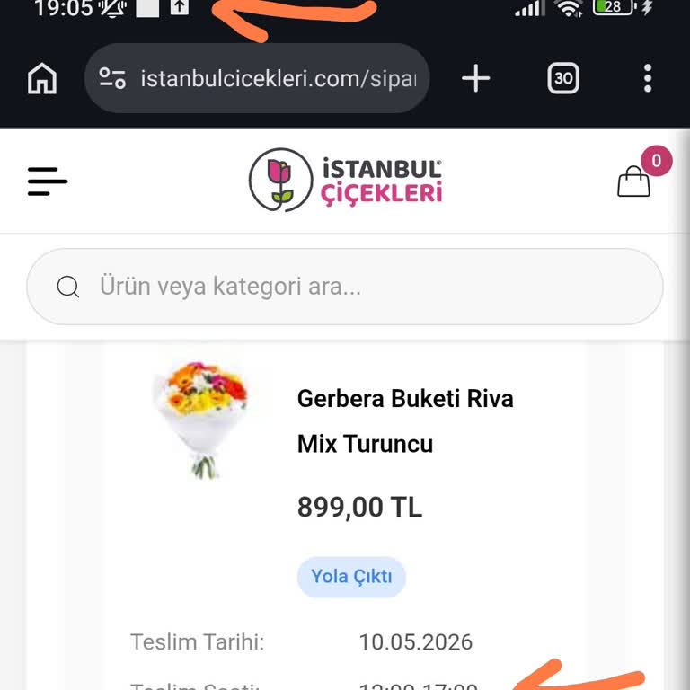 Anneler Günü Çiçeği Teslimatı Gecikti Ve 899 TL İade Bekliyorum