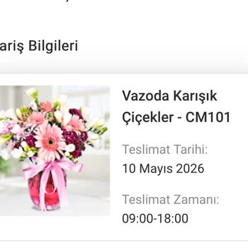 Çiçek Market Anneler Günü Çiçeği Yanlış ve Solmuş Gönderildi, Teslimat Bilgisi Yanlış