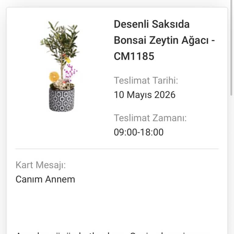 Çiçek Market Anneler Günü Çiçek Siparişi Teslim Edilemedi Ve Telefonlara Yanıt Gelmedi