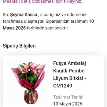 Teslim Edilmemiş Anneler Günü Çiçeği Ve Cevapsız Müşteri Hizmeti