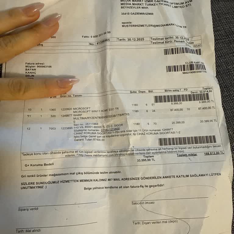 Media Markt'tan 210.000 TL'lik Oyun Bilgisayarında Sürekli Donma Ve Geri Ödeme Talebi
