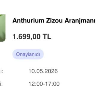 Anneler Günü Çiçek Siparişlerim Teslim Edilmedi Ve Bilgi Alınamıyor