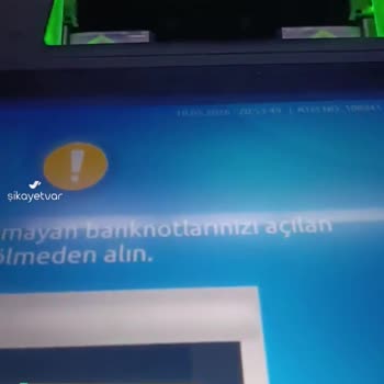 Yapı Kredi Bankası ATM Para Almıyor