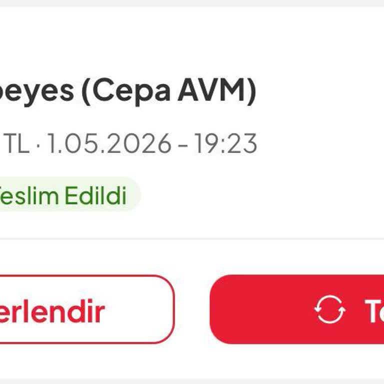 Teslim Edilmediği Görünen Siparişin Ücreti İade Edilsin