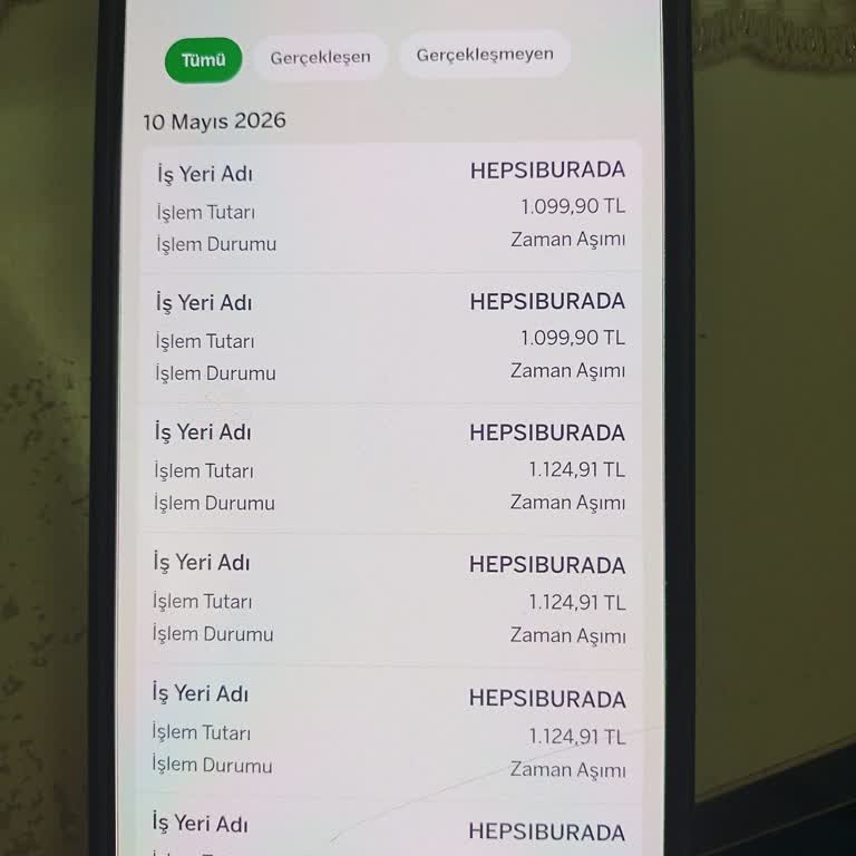 Garanti BBVA ve GarantiPay Ödeme İşleminde Sürekli Zaman Aşımı Hatası