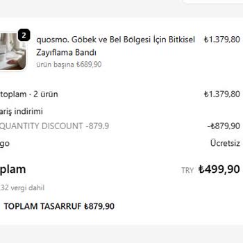 Quosmo.co Yanlış Ve Eksik Ürün Gönderimi