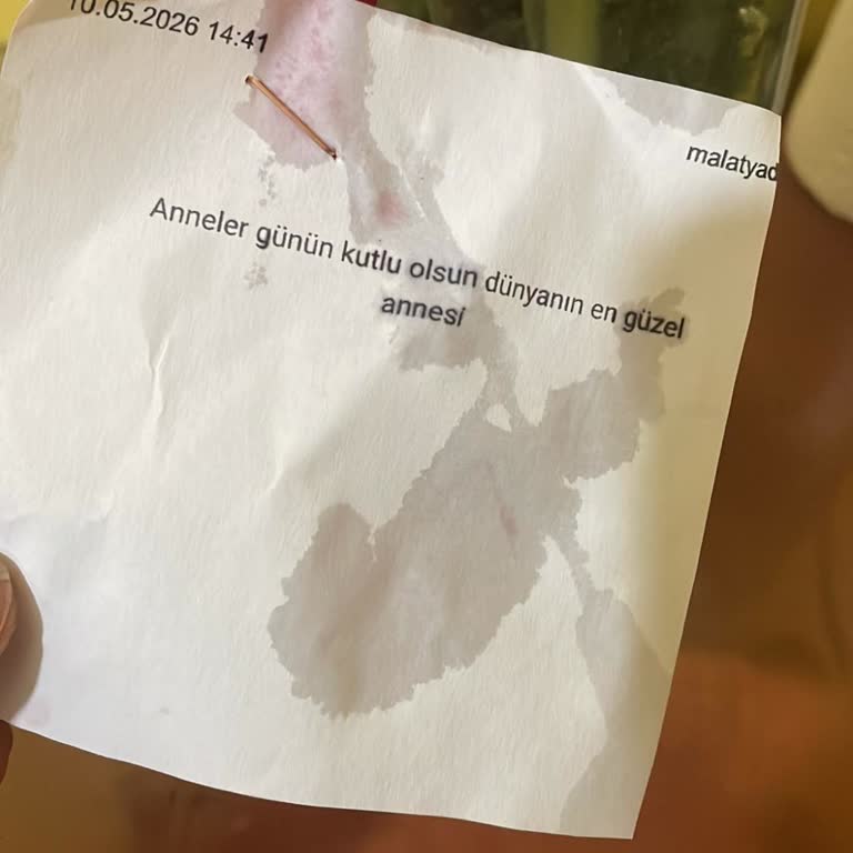 Anneler Günü Çiçek Siparişinde Gecikme Ve Notun Eksikliği