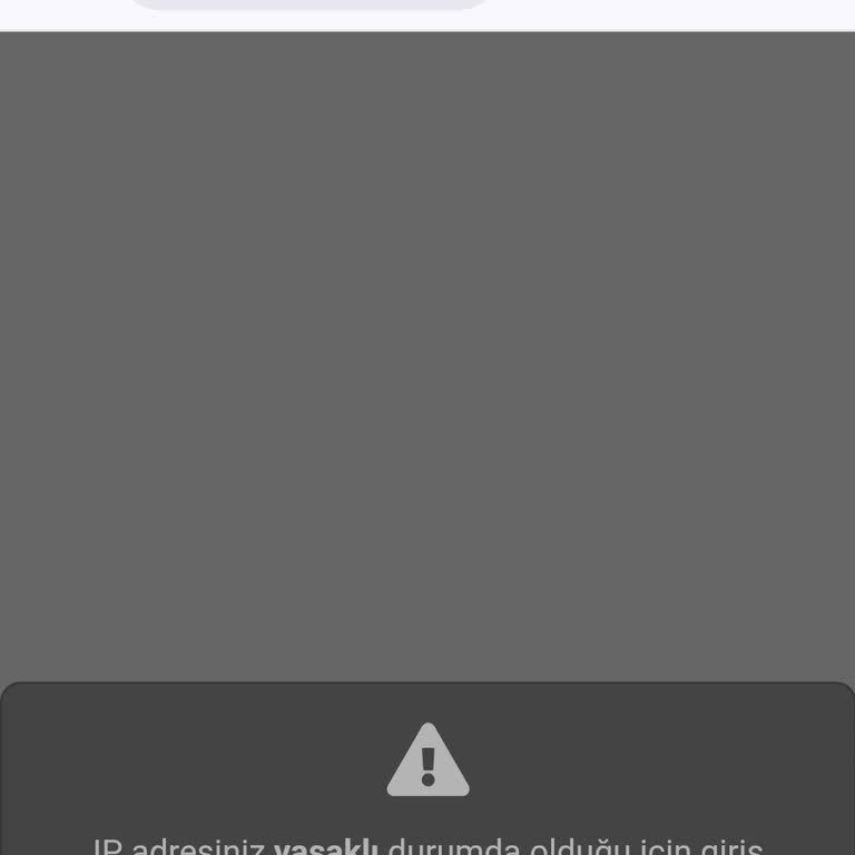 IP Banı Nedeniyle Hesaba Erişememe Ve Açıklama Eksikliği