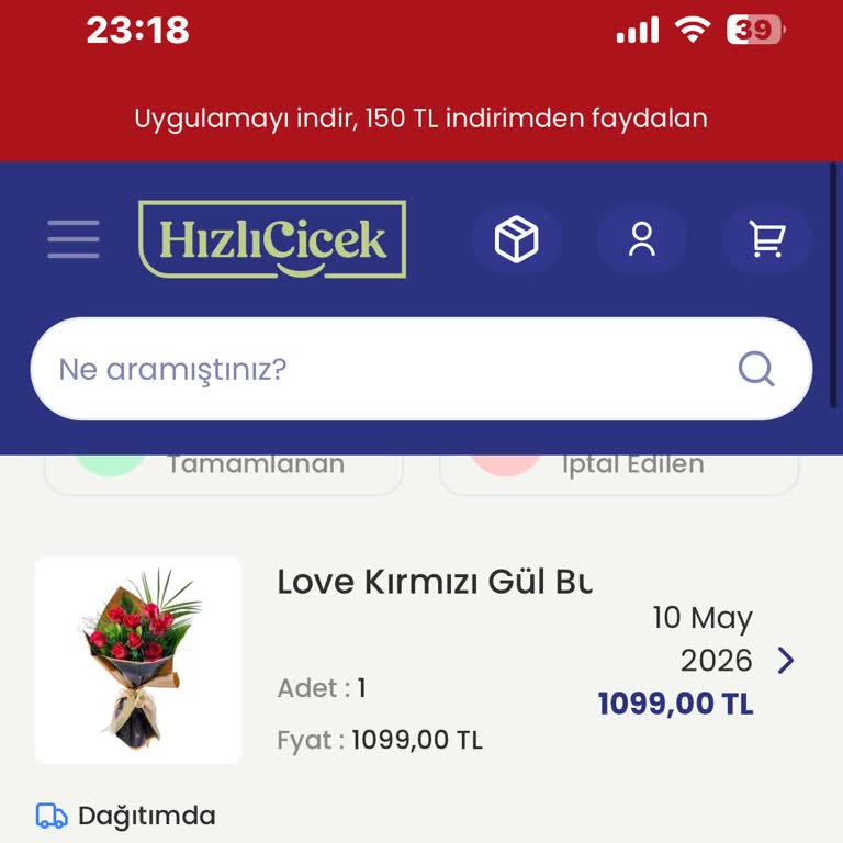Anneler Günü Çiçek Siparişinde Teslimat Gecikmesi Ve İptal İhmal Edildi