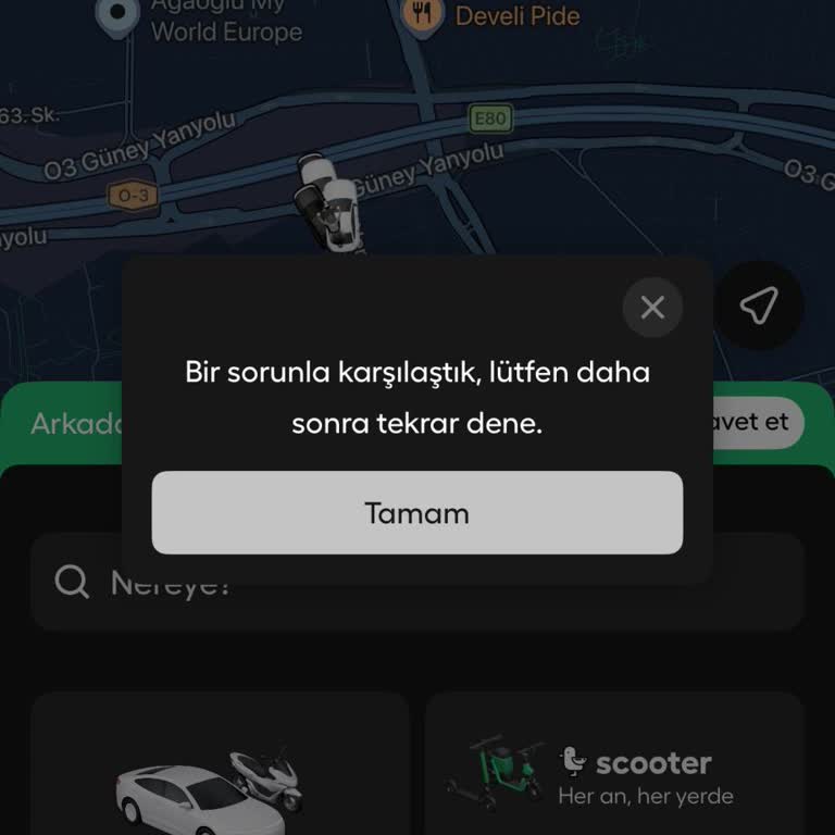 Tag Yolcu Hesabımda Sürekli Hata Ve Müşteri Desteğinden Yanıt Alamama