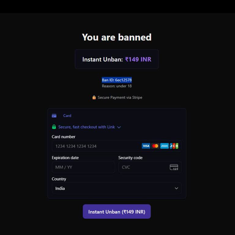 I Am Over 18 but Umingle Still Suspended My Account