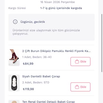 Teslim Edilmeyen Siparişe İptal Ve İade Talebi