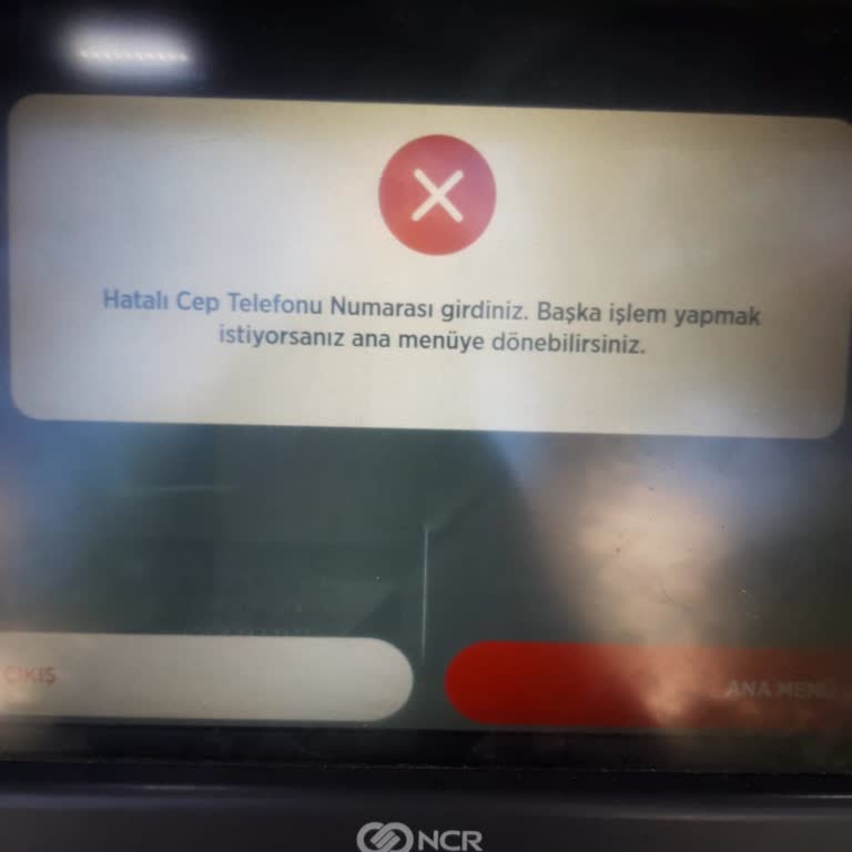 Ziraat Bank ATM'lerinden Telefon Numarası Hatası İle 5.000 TL TOKİ İadesi Alınamıyor