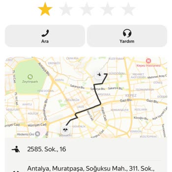 Yandex Go'da Yanlış Adrese Yönlendirme Ve Aşırı Ücret Talebi