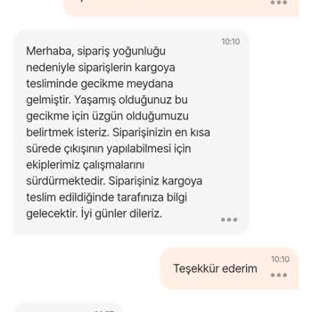 Stok Sorunu Nedeniyle Anneler Günü Hediyem İptal Oldu