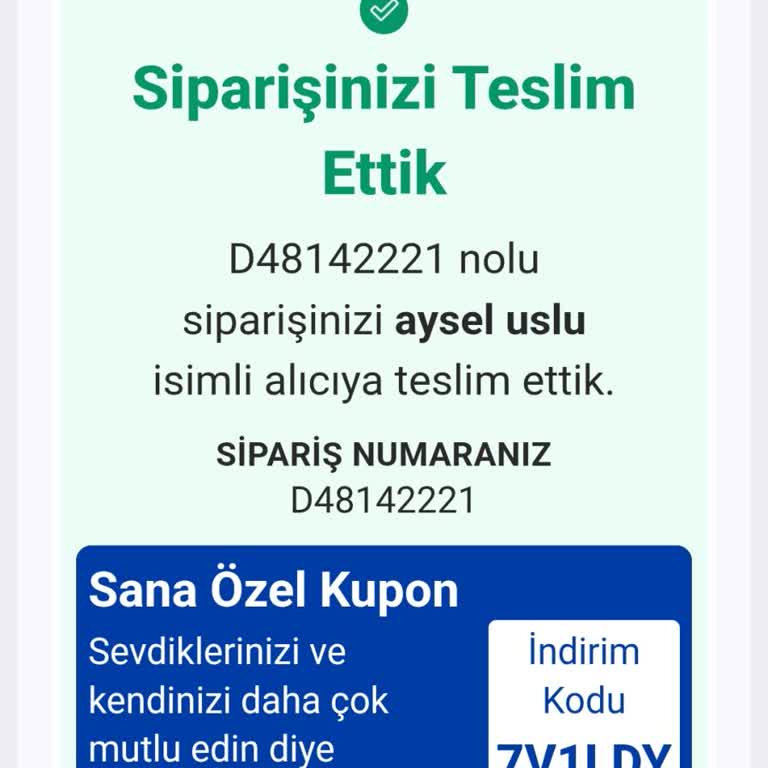 Anneler Günü Çiçek Siparişim Teslim Edilmedi, Ücret İadesi Talep Ediyorum