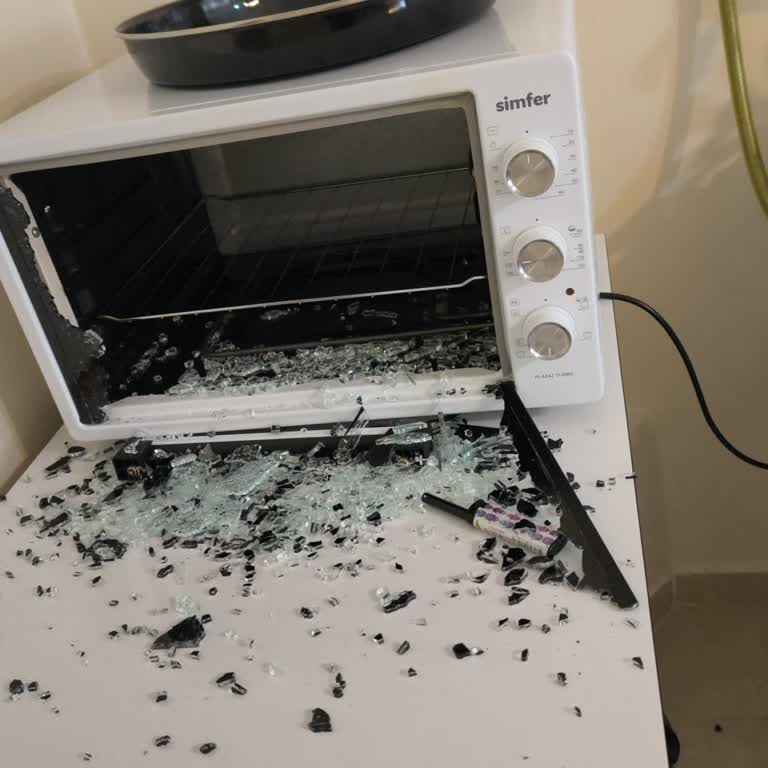 Simfer Fırının Camı Patladı, Ücretsiz Onarım Ve Değişim Talebi