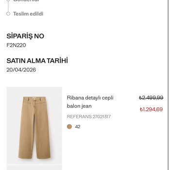 Mango’da Sipariş İptali Reddedildi Ve İade Talebi Cevapsız