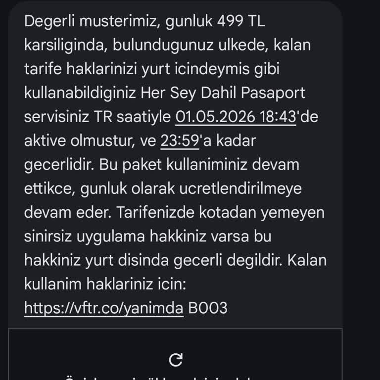 Her Şey Dahil Pasaport Paketi İçin Ücretlendirme İtirazı