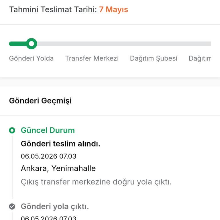Kargo Kayboldu, Laptop Standı Teslim Edilmedi