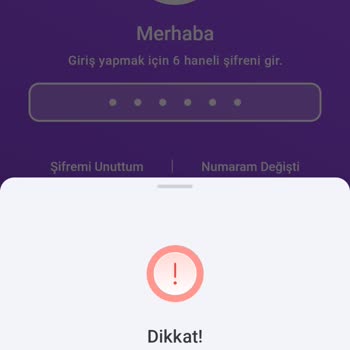 Sanal Kart Bloke Ve Mobil Uygulama Giriş Sorunu