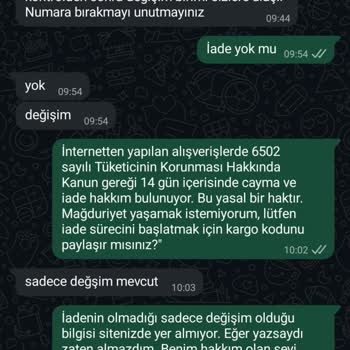 Yanıltıcı Kumaş Bilgisi Ve İade Hakkının Reddedilmesi