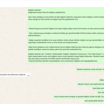 Eksik Gönderilen Ürünler Ve Beden Uyumsuzluğu Nedeniyle İade Talebi