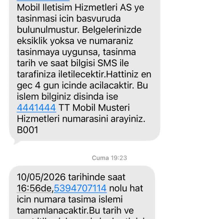 Taşıma Söz Verildi Hattım Teslim Edilmedi Ve İptal Talebim Reddedildi