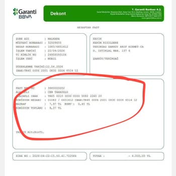Yanlış IBAN Girişi Nedeniyle 6000 TL Kazancım Ödenmedi Ve Destek Çözüm Sunmadı