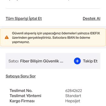 İdefix Hafıza Kartı Siparişi Kargoya Verilmedi, Fiyat Artışı Ve Müşteri Hizmetleri İhmal Edildi