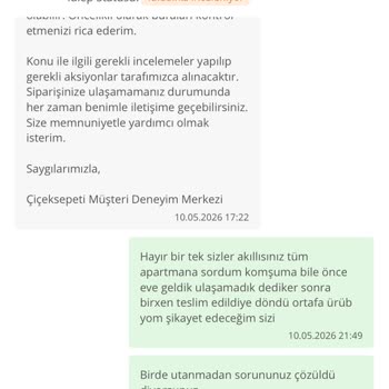 Teslim Edilmediği İddia Edilen Sipariş İçin İade Talebi Ve Müşteri Desteğine Ulaşılamama