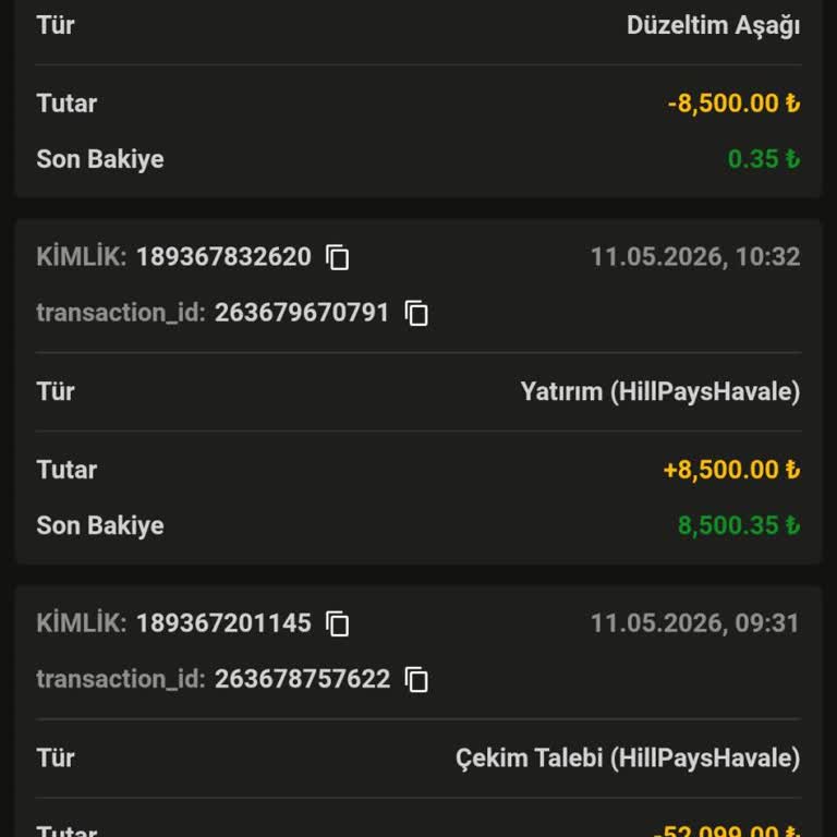 Lexuscasino’da Yatırdığım Paranın Silinmesi Ve Çekim Talebimin İptali