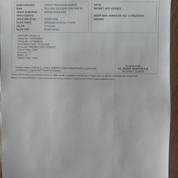 Taahhüt Edilen 599 TL Yerine 2.269 TL Kesilmesi Ve Çözüm Talebi