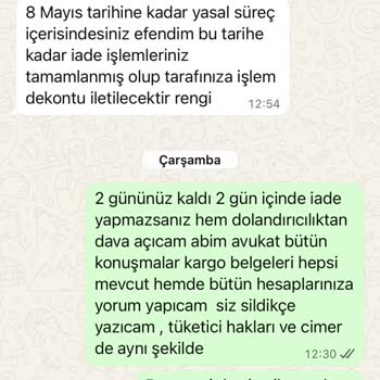 İade Ödemesinin Gecikmesi Ve Ürün Kalitesi Uyuşmazlığı